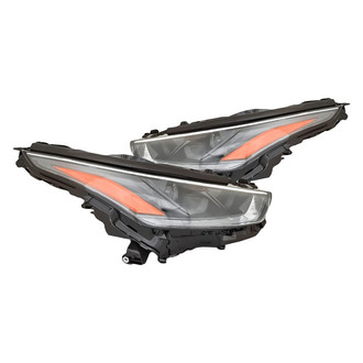 Replacement - Driver and Passenger Side Headlight Set (Standard Line)