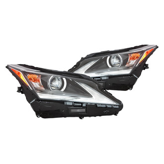 Replacement - Driver and Passenger Side Headlight Set (Standard Line)