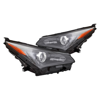 Replacement - Driver and Passenger Side Headlight Set (CAPA Certified)