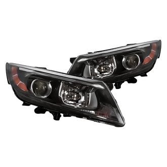 Replacement - Driver and Passenger Side Headlight Set (CAPA Certified)