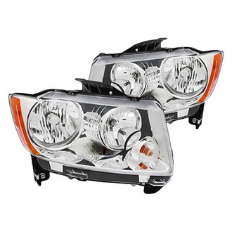 Replacement - Driver and Passenger Side Headlight Set (Standard Line)