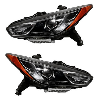 Replacement - Driver and Passenger Side Headlight Set (CAPA Certified)