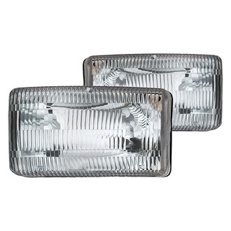 Replacement - Driver and Passenger Side Headlight Set (CAPA Certified)