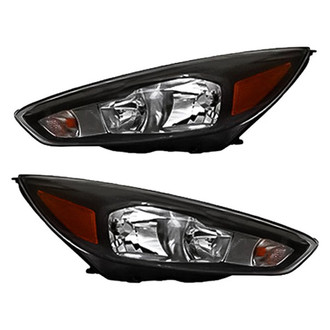 Replacement - Driver and Passenger Side Headlight Set (CAPA Certified)
