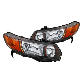 Replacement - Driver and Passenger Side Headlight Set (CAPA Certified)