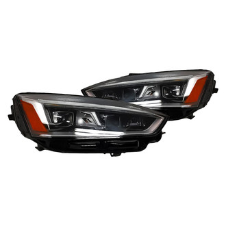 Replacement - Driver and Passenger Side Headlight Set (CAPA Certified)