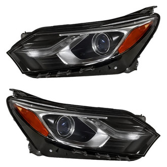 Replacement - Driver and Passenger Side Headlight Set (CAPA Certified)