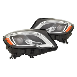 Replacement - Driver and Passenger Side Headlight Set (CAPA Certified)
