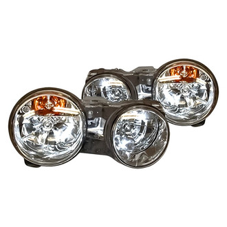Replacement - Driver and Passenger Side Headlight Set (Standard Line)