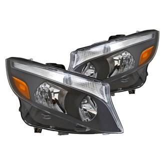 Replacement - Driver and Passenger Side Headlight Set (Standard Line)