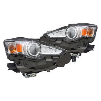 Replacement - Driver and Passenger Side Headlight Set (Standard Line)