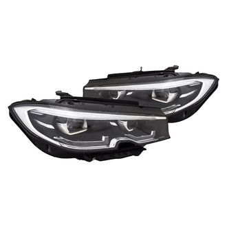 Replacement - Driver and Passenger Side Headlight Set (Standard Line)