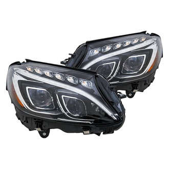 Replacement - Driver and Passenger Side Headlight Set (Standard Line)