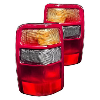 Replacement - Driver and Passenger Side Tail Light Lens and Housing Set (CAPA Certified)