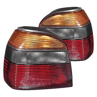 Replacement - Driver and Passenger Side Tail Light Lens and Housing Set (Standard Line)