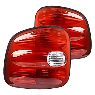 Replacement - Driver and Passenger Side Tail Light Lens and Housing Set (Standard Line)