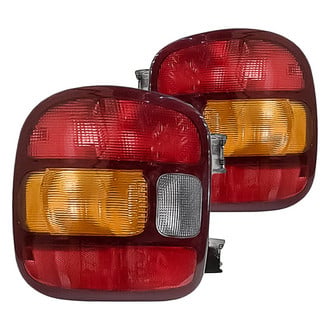 Replacement - Driver and Passenger Side Tail Light Lens and Housing Set (Standard Line)