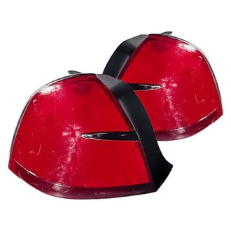 Replacement - Driver and Passenger Side Tail Light Lens and Housing Set (Standard Line)