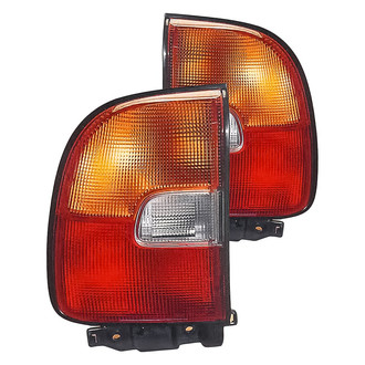 Replacement - Driver and Passenger Side Tail Light Lens and Housing Set (Standard Line)