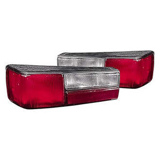 Replacement - Driver and Passenger Side Tail Light Lens and Housing Set (Standard Line)