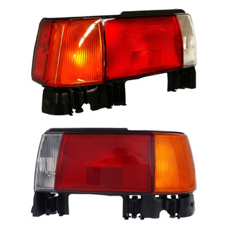 Replacement - Driver and Passenger Side Tail Light Lens and Housing Set (Standard Line)