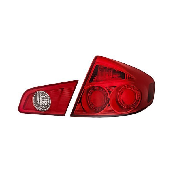 Replacement - Passenger Side Inner and Outer Tail Light Set, Infiniti G35