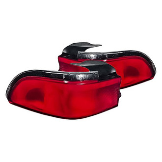 Replacement - Driver and Passenger Side Tail Light Lens and Housing Set (Standard Line)