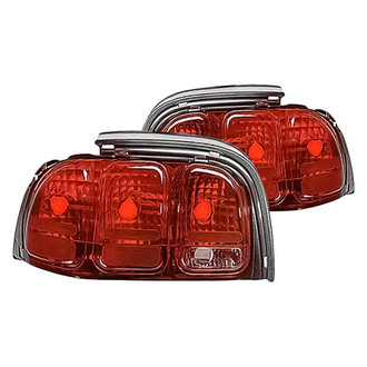 Replacement - Driver and Passenger Side Tail Light Lens and Housing Set (Standard Line)