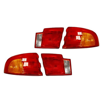 Replacement - Driver and Passenger Side Inner and Outer Tail Light Set (Standard Line)