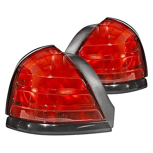 Replacement - Tail Light Lens and Housing Set, Ford Crown Victoria