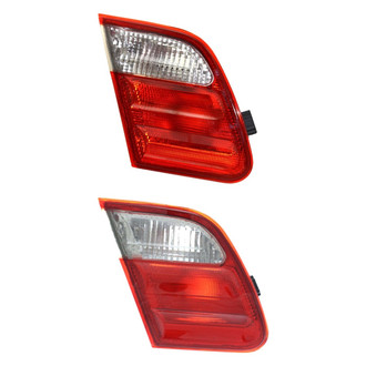 Replacement - Driver and Passenger Side Inner Tail Light Lens and Housing Set (Standard Line)