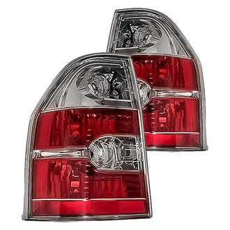 Replacement - Driver and Passenger Side Tail Light Lens and Housing Set (Standard Line)