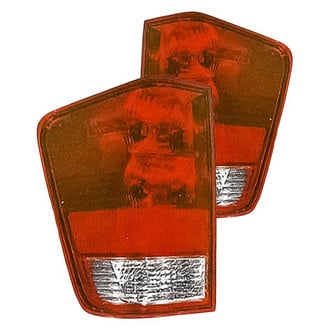 Replacement - Driver and Passenger Side Tail Light Lens and Housing Set (Standard Line)