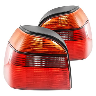 Replacement - Driver and Passenger Side Tail Light Lens and Housing Set (Standard Line)