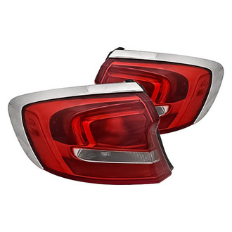 Replacement - Driver and Passenger Side Outer Tail Light Set (CAPA Certified)