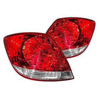 Replacement - Driver and Passenger Side Tail Light Lens and Housing Set (Standard Line)