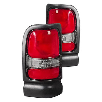 Replacement - Driver and Passenger Side Tail Light Lens and Housing Set (Standard Line)