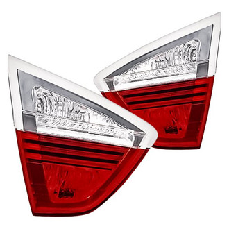 Replacement - Driver and Passenger Side Inner Tail Light Lens and Housing Set (Standard Line)