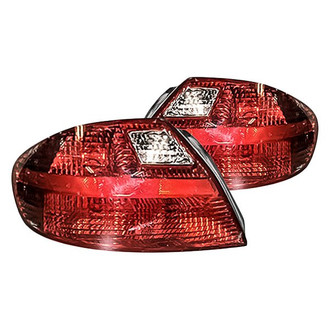 Replacement - Driver and Passenger Side Tail Light Lens and Housing Set (Standard Line)
