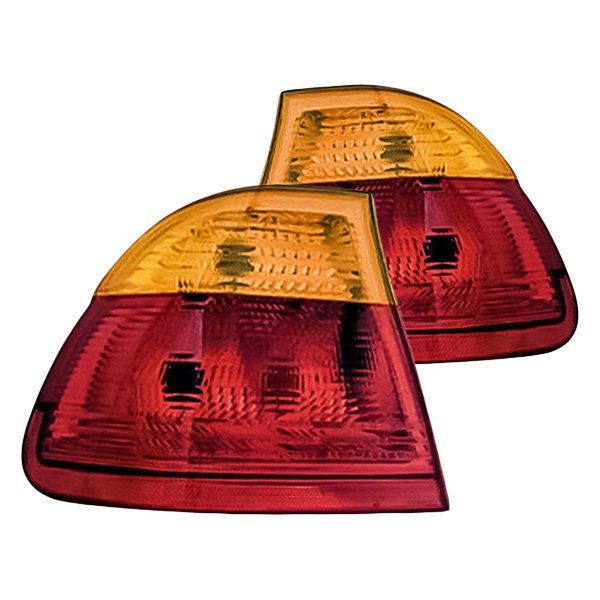 Replacement - Outer Tail Light Lens and Housing Set, BMW 3-Series
