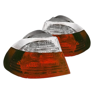 Replacement - Driver and Passenger Side Outer Tail Light Lens and Housing Set (Standard Line)