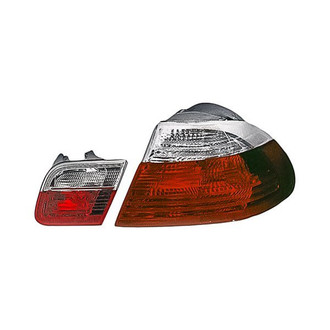 Replacement - Passenger Side Driver and Passenger Side Inner and Outer Tail Light Lens and Housing Set (Standard Line)
