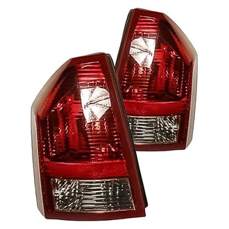 Replacement - Driver and Passenger Side Tail Light Lens and Housing Set (Standard Line)