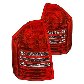 Replacement - Driver and Passenger Side Tail Light Lens and Housing Set (Standard Line)