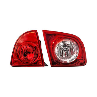 Replacement - Driver Side Driver and Passenger Side Inner and Outer Tail Light Set (Standard Line)