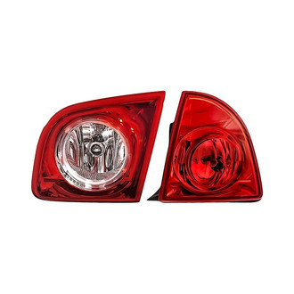 Replacement - Passenger Side Driver and Passenger Side Inner and Outer Tail Light Set (CAPA Certified)