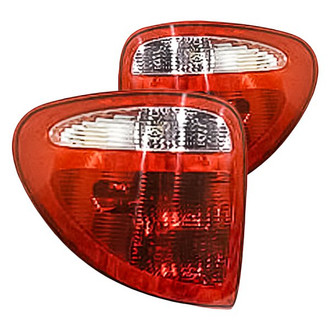 Replacement - Driver and Passenger Side Tail Light Lens and Housing Set (Standard Line)