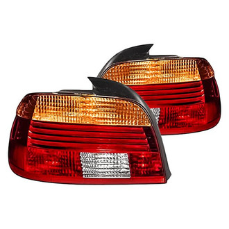 Replacement - Driver and Passenger Side Tail Light Lens and Housing Set (Standard Line)