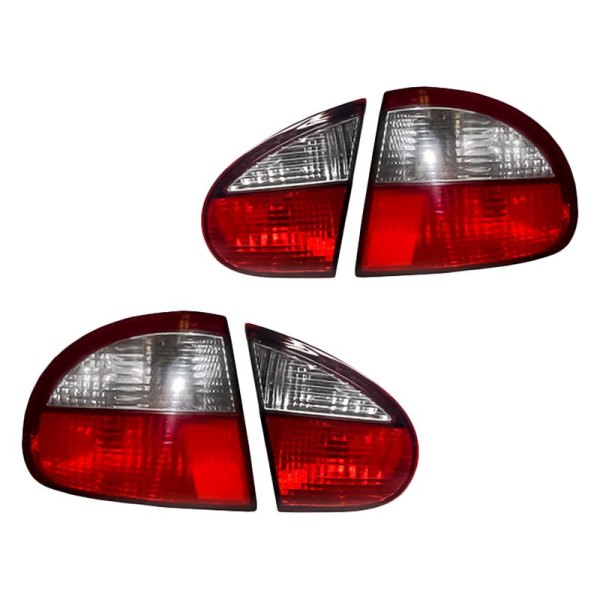 Replacement - Inner and Outer Tail Light Set, Daewoo Lanos