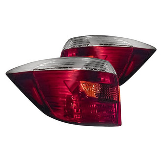 Replacement - Driver and Passenger Side Tail Light Lens and Housing Set (CAPA Certified)
